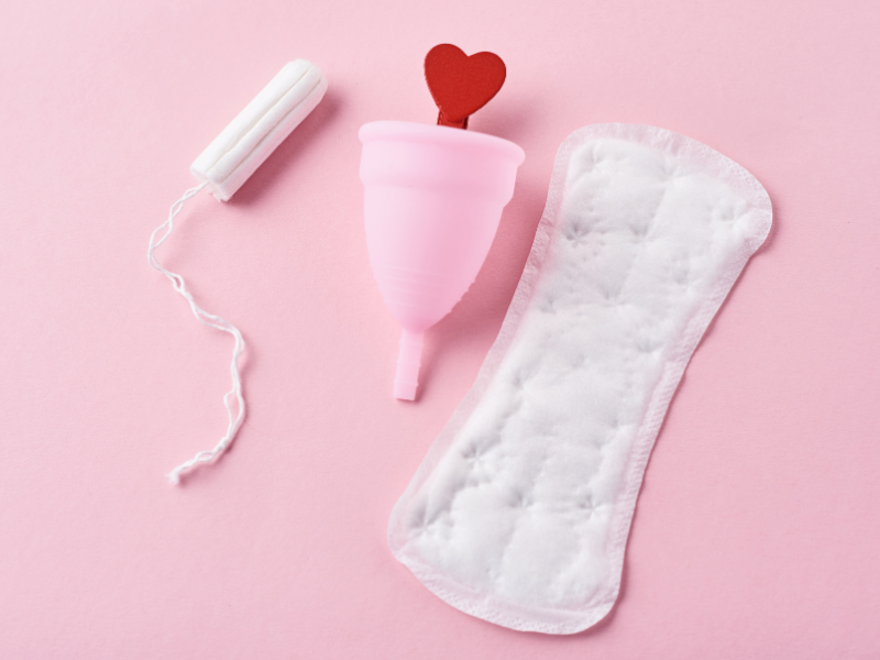 period pain- examples of materials for periods
